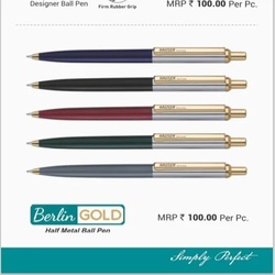 HAUSER Berlin GOLD Half Metal Ball Pen